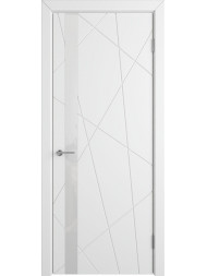 Межкомнатная дверь эмаль Flitta  WHITE GLOSS белая