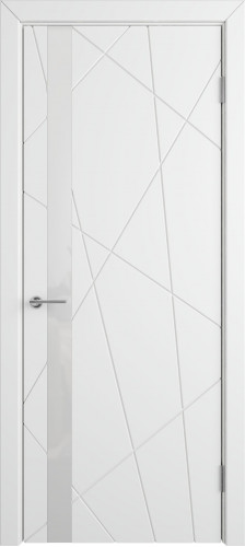 Межкомнатная дверь эмаль Flitta  WHITE GLOSS белая