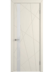 Межкомнатная дверь эмаль FLITTA WHITE GLOSS жемчуг