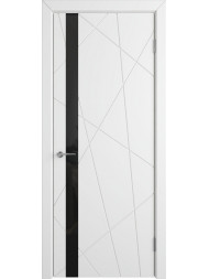 Межкомнатная дверь эмаль FLITTA  BLACK GLOSS белая